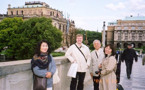 By the visit of the Nagoya Philharmonic Orchestra in Prague, 2004